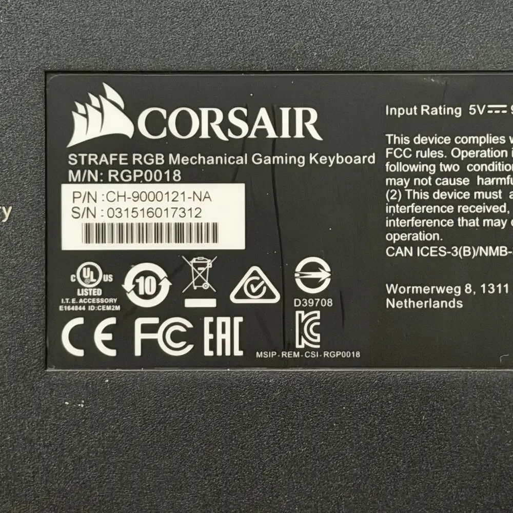 Corsair Strafe RGB Mechanical Gaming Keyboard RGP0018